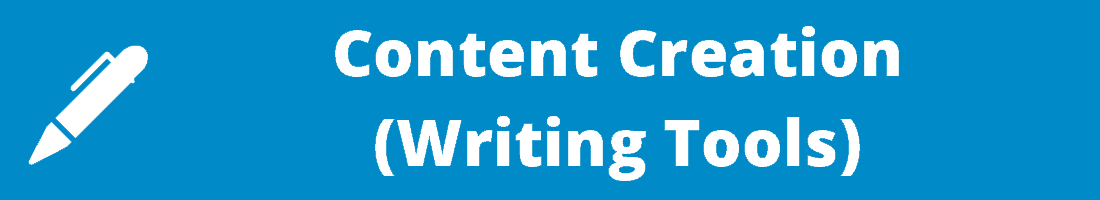 Internet Marketing Resources - Content Creation (Writing Tools)